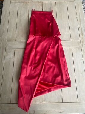 Elliatt Hot Pink Asymmetrical Cocktail Dress Size Small